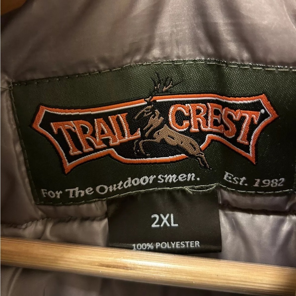 Trail Crest Men’s Highland Timber Camouflage Puffer Vest Size 2XL NWOT - Picture 2 of 14